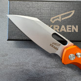 KRAEN - Coltello Pieghevole - Arancione
